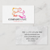 Tierlogos Tierklinik Visitenkarte (Vorne/Hinten)