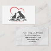 Tierlogos Tierklinik Visitenkarte (Vorne/Hinten)