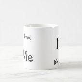 TierLover_I Herz-Schablone Zweiton Kaffeetasse (Mittel)