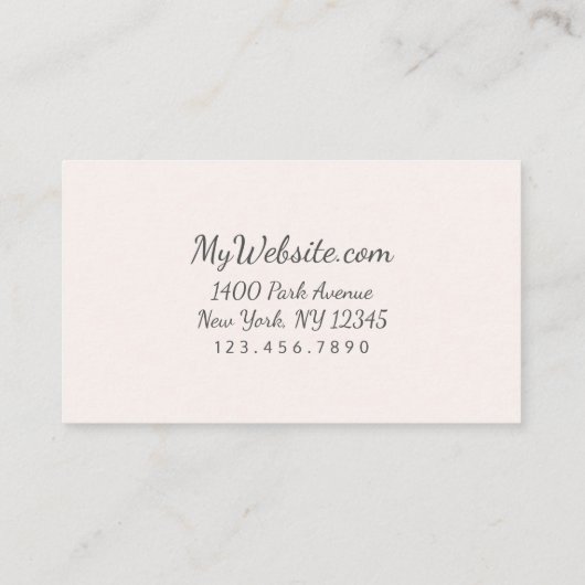 Tiermagnetismus - Visitenkarte (Rückseite)