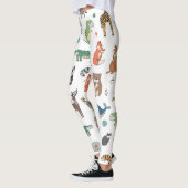 Tiermaske der Kinder, Virusmuster. Leggings (Links)