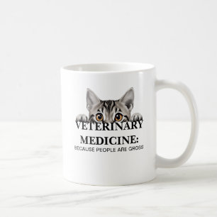 Tiermedizin, weil Menschen eklig lustig sind Kaffeetasse