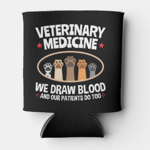 Tiermedizin Wir Zeichnete Blutfunny Vet Tech Dosenkühler