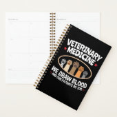 Tiermedizin Wir Zeichnete Blutfunny Vet Tech Planer (Anzeige)