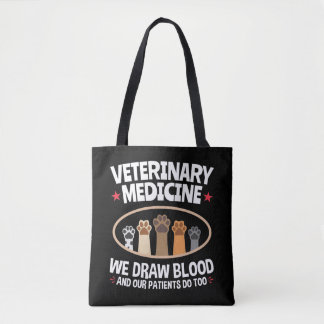 Tiermedizin Wir Zeichnete Blutfunny Vet Tech Tasche