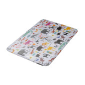 Tiermenagerie Badematte (Schrägansicht)