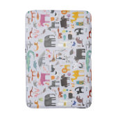 Tiermenagerie Badematte (Vorderseite Vertikal)