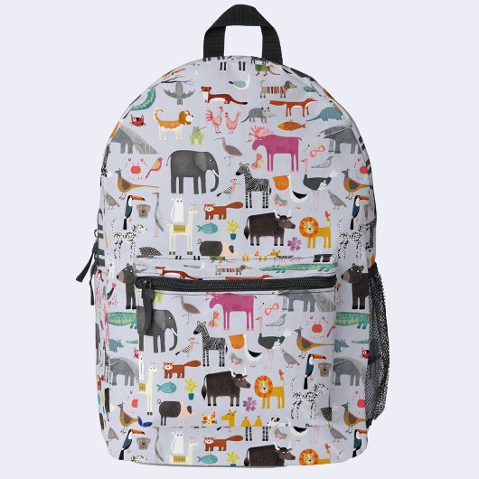 Tiermenagerie Bedruckter Rucksack