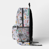 Tiermenagerie Bedruckter Rucksack (Rechts)