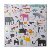 Tiermenagerie Fliese (Vorderseite)