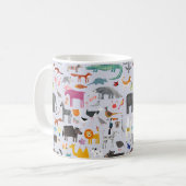 Tiermenagerie Kaffeetasse (Vorderseite Links)