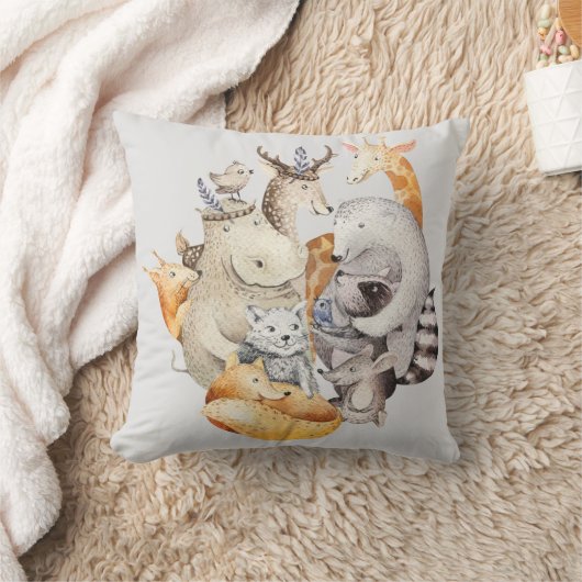 Tiermenagerie Kissen (Decke)