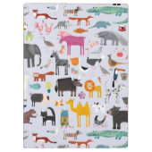 Tiermenagerie Klemmbrett (Rückseite)