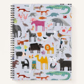 Tiermenagerie Notizblock (Vorderseite)