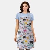 Tiermenagerie Schürze (Getragen)