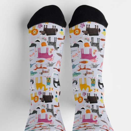 Tiermenagerie Socken (Oben)