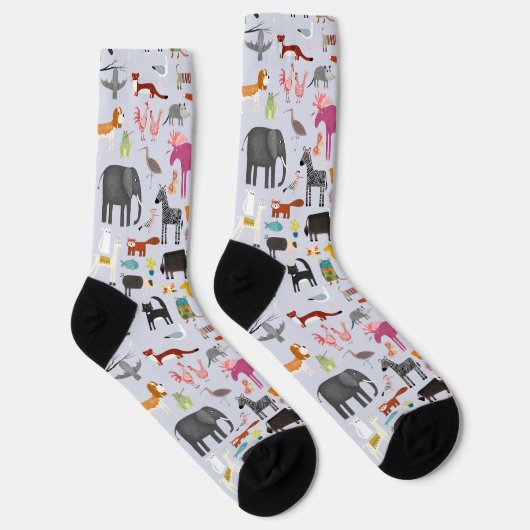 Tiermenagerie Socken (Rechts)
