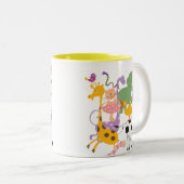 Tiermenagerie Zweifarbige Tasse (VorderseiteRechts)