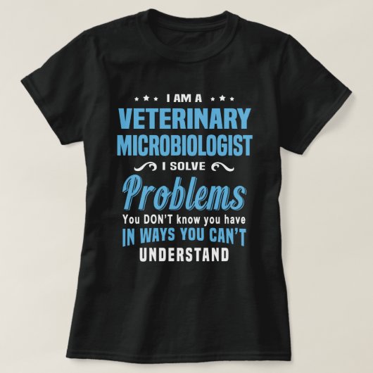 Tiermikrobiologe T-Shirt (Design vorne)