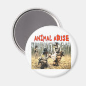 TIERMISSBRAUCH MAGNET (Vorderseite/Rückseite)