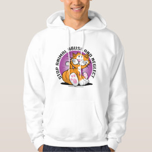 Tiermissbrauchs-Katze Hoodie
