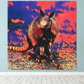 TierMix_Armadillo_001 Leinwanddruck (Insitu (Holzboden))