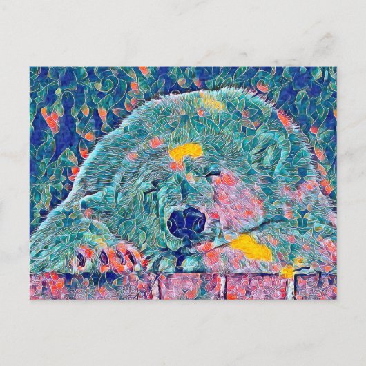 TierMix_Bear_012 Postkarte (Vorderseite)