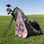 TierMix_Leopard_008 Golfhandtuch (Gras)