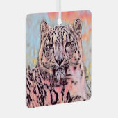 TierMix_Leopard_008 Ornament Aus Metall (Vorderseite Rechts)