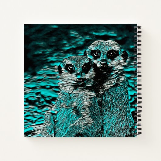 TierMix_Meerkat_001 Notizblock (Rückseite)