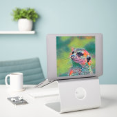 TierMix_Meerkat_009 Aufkleber (Laptop auf Schreibtisch)