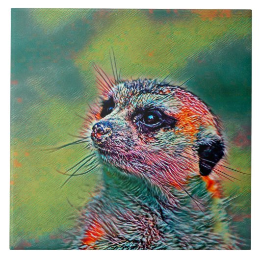 TierMix_Meerkat_009 Fliese (Vorderseite)