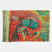 TierMix_OrangUtan_008 Geschirrtuch (Horizontal)