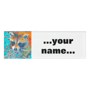 TierMix_Raccoon_001 Namenschild