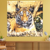 TierMix_Tiger_009 Leinwanddruck (Insitu (Wohnzimmer))