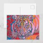 TierMix_Tiger_054 Postkarte (Vorne/Hinten)