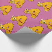 Tiermonogramm - A Geschenkpapier (Ecke)