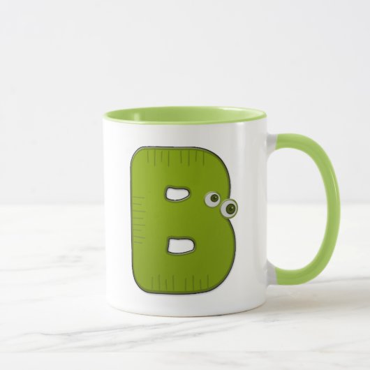 Tiermonogramm - B Tasse (Rechts)