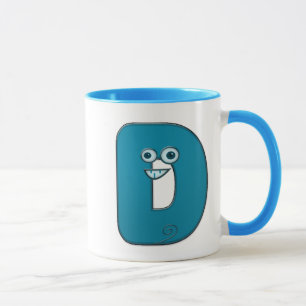 Tiermonogramm - D Tasse