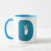 Tiermonogramm - D Tasse (Links)