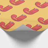 Tiermonogramm - J Geschenkpapier (Ecke)