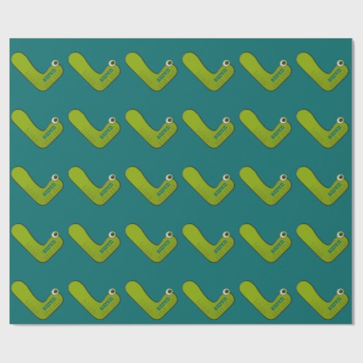 Tiermonogramm - L Geschenkpapier (Flach)