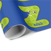 Tiermonogramm - Z Geschenkpapier (Rolleneckpunkt)