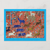 Tiermosaik, Tierrettung, Postkarte (Vorderseite)