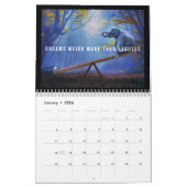 Tiermotivation - Gym Hustel Inspiration Kalender (Jan 2026)