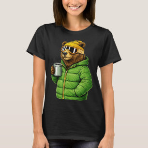 Tiermotive Bärenparty Après-Ski-Shirt SkifahrenAni T-Shirt