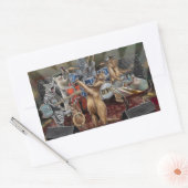 Tiermusiker der Animalz-Gruppe Darstellend Rechteckiger Aufkleber (Umschlag)