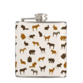 Tiermuster 1 flachmann (Vorderseite)