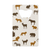 Tiermuster 1 geldkarten flaschenöffner (Rückseite)