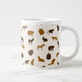 Tiermuster 1 Jumbo-Tasse (Rechts)